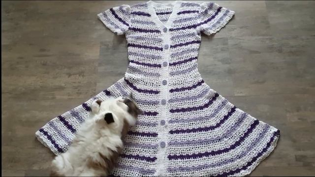 Мои летние платья, связанные крючком. ЧАСТЬ 1. Мини обзор. смотреть онлайн