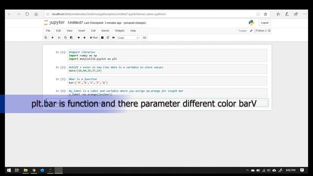 Color Bar graph plots in python смотреть онлайн