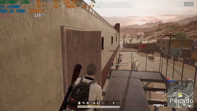 PUBG на Ryzen I5 12400F/RX6700XT 12Gb/16озу 3200МГц
