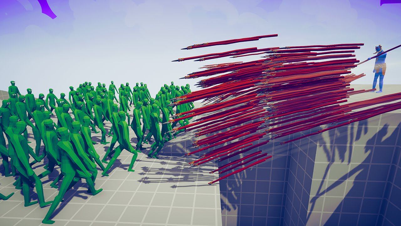 TRIO GOD Vs 50x ZOMBIES | TABS - Totally Accurate Battle Simulator