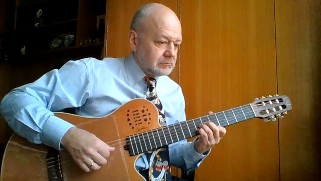 Дорогие мои москвичи (Дунаевский-Утесов) на гитаре смотреть онлайн