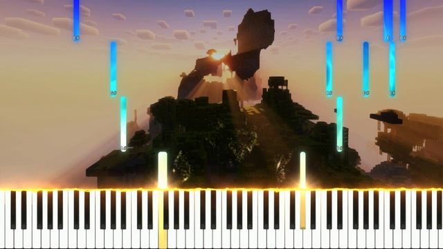 Minecraft An Ordinary Day (Caves and Cliffs Update 1.18 Piano Tutorial) - Kumi Tanioka смотреть онлайн