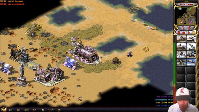 Kikematamitos map for 2vs2vs2vs2 online multiplayer Command & Conquer Red Alert 2 Yuri's Revenge смотреть онлайн