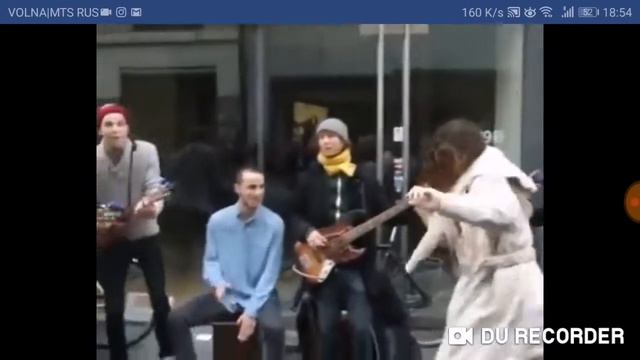 #Копенгаген - уличные музыканты, потрясающее исполнение! смотреть онлайн