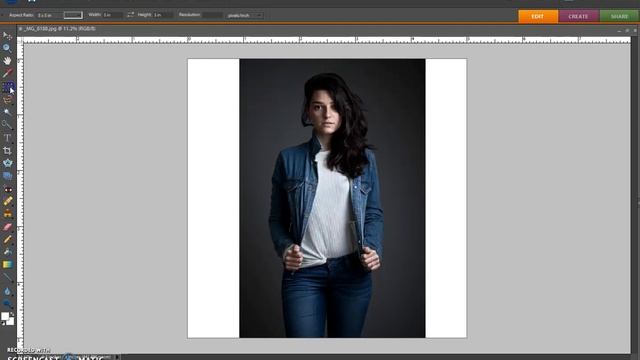How to extend a background in Photoshop Elements смотреть онлайн