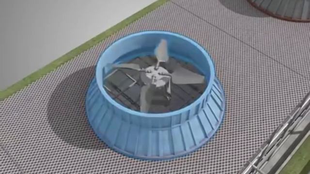 Вентиляторная градирня