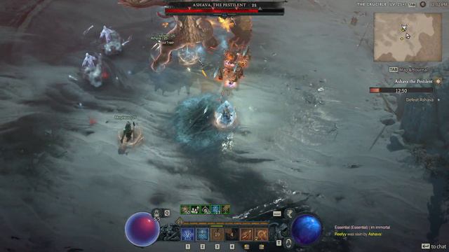 Diablo 4 World boss hardcore everyone dies lol. смотреть онлайн
