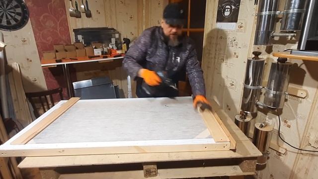 Дверь в коптильне.Изготовление.Часть первая. смотреть онлайн