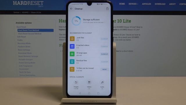 How to Speed Up HUAWEI Honor 10 lite - Optimization Process смотреть онлайн