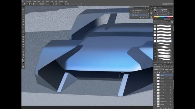 Car Design Sketch - Renault Vision E Racing смотреть онлайн