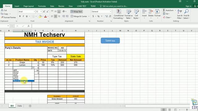 How To Save Invoice as PDF In Excel | Save Invoice Data In Excel смотреть онлайн