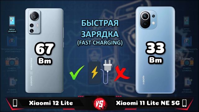 Xiaomi 12 Lite 5G vs Xiaomi 11 Lite NE 5G смотреть онлайн