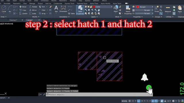 How to Merge Hatch in Autocad смотреть онлайн
