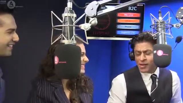 Шахрук кхан и каджол на Радио(1)