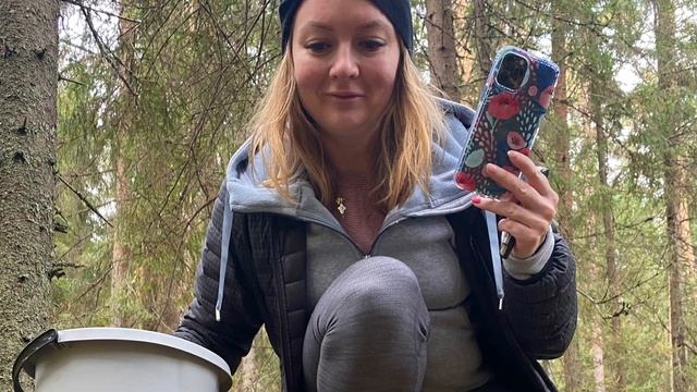 Как мы с гостями Екатерининской Слободы ездили на катере за грибами на остров Хачин. смотреть онлайн