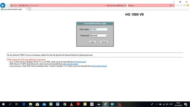 HG1500 desde Internet Explorer11 - Windows 10 смотреть онлайн