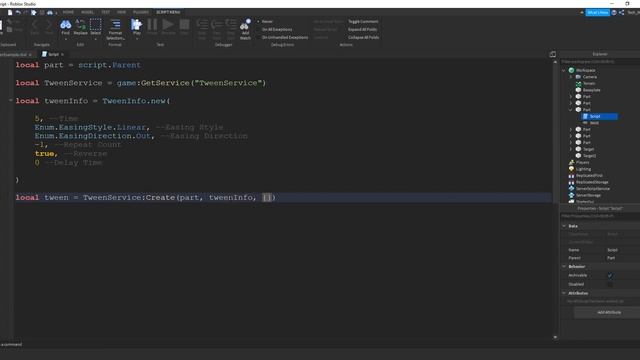 How to Use Tweens and TweenService - Roblox Studio Tutorial смотреть онлайн