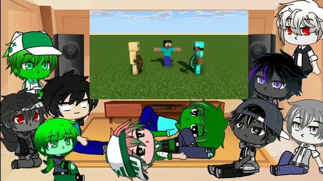 Monster School react to Random Monster School Challenge Video смотреть онлайн