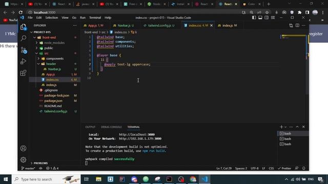 Build React js Website With Tailwing css fully #responsive 4 Beginner Tutorial смотреть онлайн