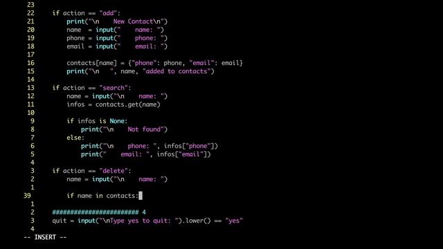 Python beginner tutorial: #5 Contacts App смотреть онлайн