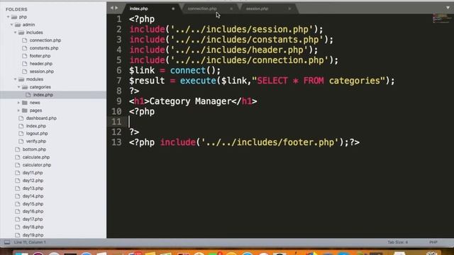 PHP - Day 32 - Listing data from database смотреть онлайн
