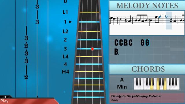 How to play Weight of the World (NieR Automata) by Keiichi Okabe on Viola (Tutorial) смотреть онлайн