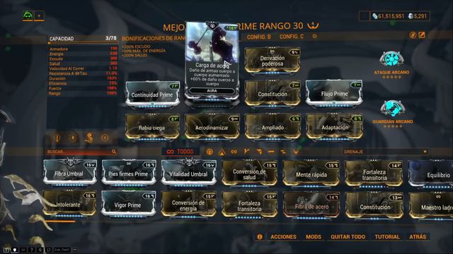 Build Gara Prime 4 Formas - Warframe español - Build armadura de cristal смотреть онлайн