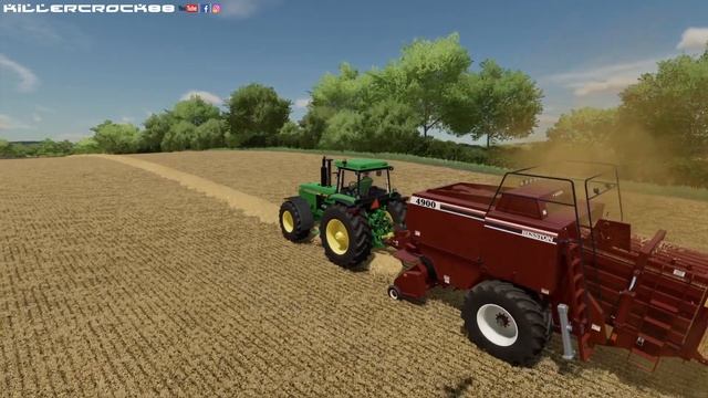 Farming Simulator 22 | Stories | John Deere 4955 + Hesston 4900 смотреть онлайн