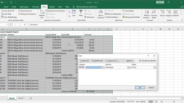 Excel Problem Solver: Move Header Row Contents Into Columns смотреть онлайн