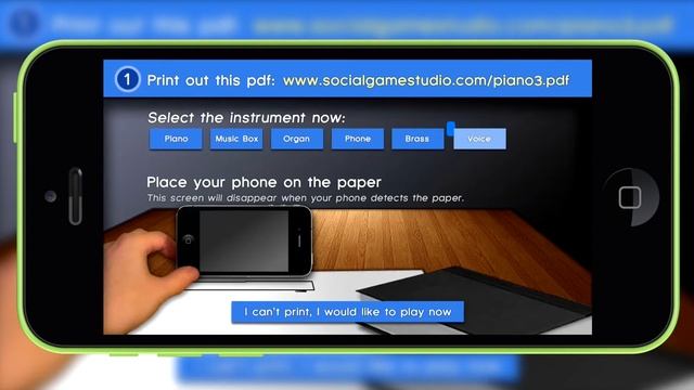 Играем на бумажном пианино. Обзор приложение Paper Piano. смотреть онлайн