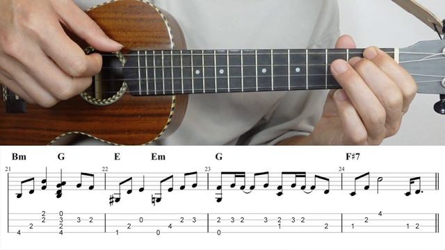 No Time To Die (Billie Eilish) [Ukulele Fingerstyle] Play-Along with TABs *PDF available смотреть онлайн