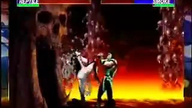 Ultimate Mortal Kombat 3 Reptile vs Smoke смотреть онлайн