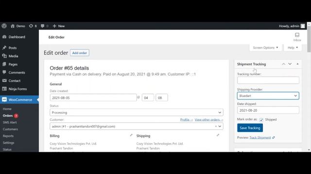 Woocommerce - how to send tracking information via SMS смотреть онлайн