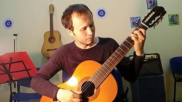 Собачий вальс на гитаре для новичков смотреть онлайн