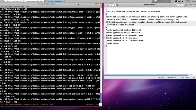 How to Setup Qemu Virt-Manager on Debian 12 Bookworm смотреть онлайн
