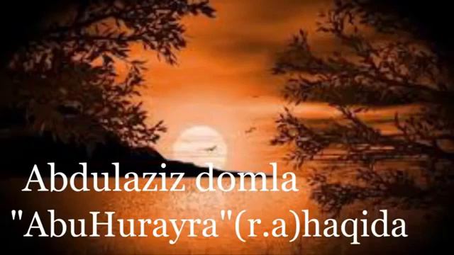 Абу Хурайра р.а хакларида Абдулазиз домла