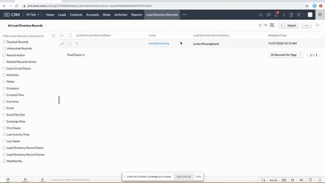 Search for Existing Leads in Zoho CRM смотреть онлайн