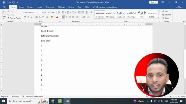 Paragraph Group In MS Word | 2019| 365| Paragraph Formatting In Word (हिंदी) | смотреть онлайн
