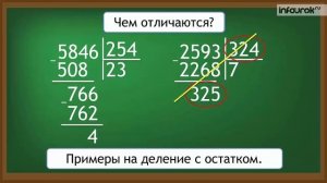 Письменное деление на трехзначное число с остатком