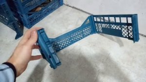 Стеллаж из пластиковых ящиков за 30 минут