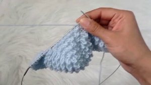 Пинетки спицами ?Барашки? Мастер класс для начинающих.