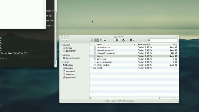Setup a Minecraft Beta Server on OS X смотреть онлайн