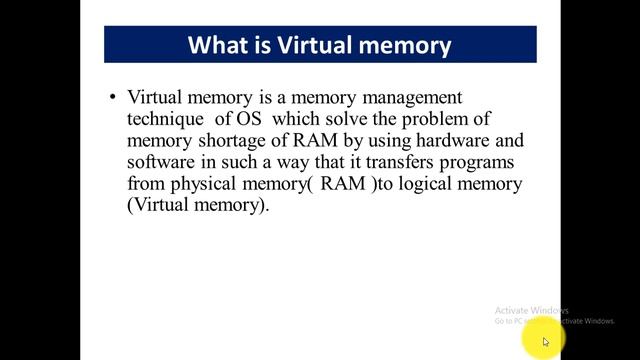 Lec 8:what is virtual memory in computer|Why we need/use virtual memory in OS|virtual memory in COA смотреть онлайн