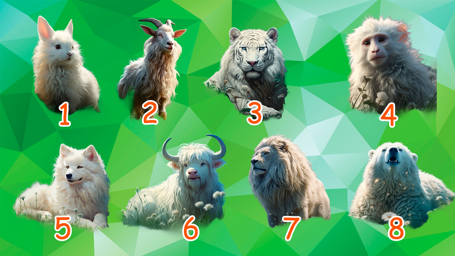 Какого цвета ваша душа? Выберите животное на картинке и узнайте смотреть онлайн