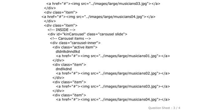 HTML : Bootstrap 3 Nested Multi Carousel смотреть онлайн