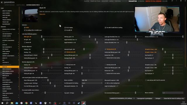 Paramètres Neck FX pour une Vue Interrieur Réaliste sur Assetto Corsa смотреть онлайн