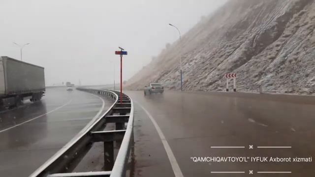 На перевале Камчик идет снег смотреть онлайн