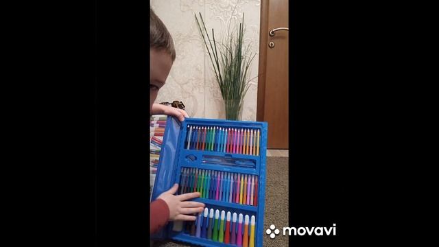 обзор набора для рисования! *очень большой* смотреть онлайн