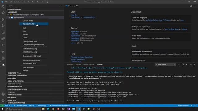 Mert Yeter - Manage Your Azure Resources with Visual Studio Code (Global Azure 2021) смотреть онлайн
