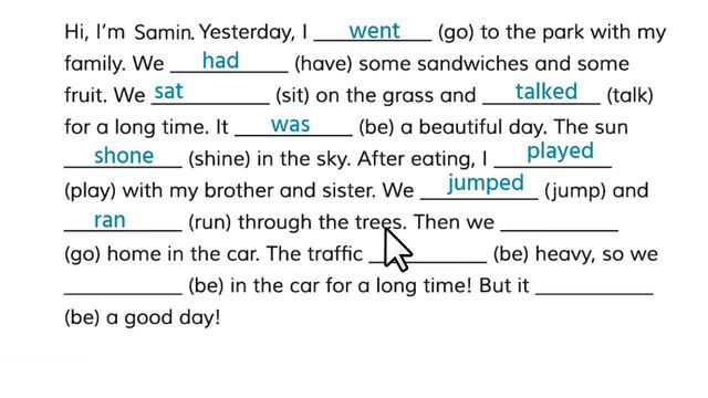 Class 4 English | Unit 33 | Lessons 3-5 | Simple Past Tense смотреть онлайн